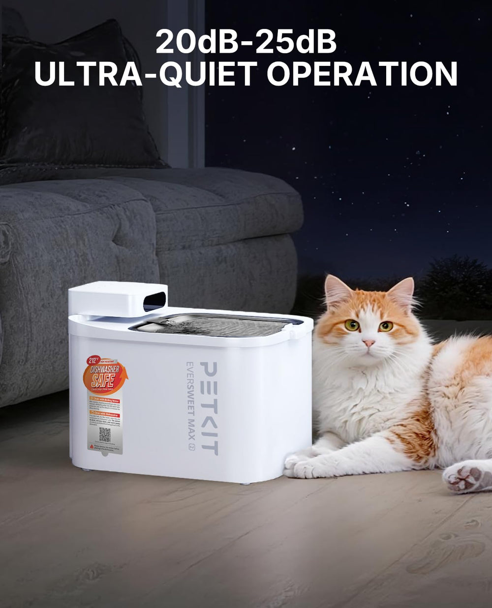 PETKIT unidirectional filtration system keeps water clean for pets