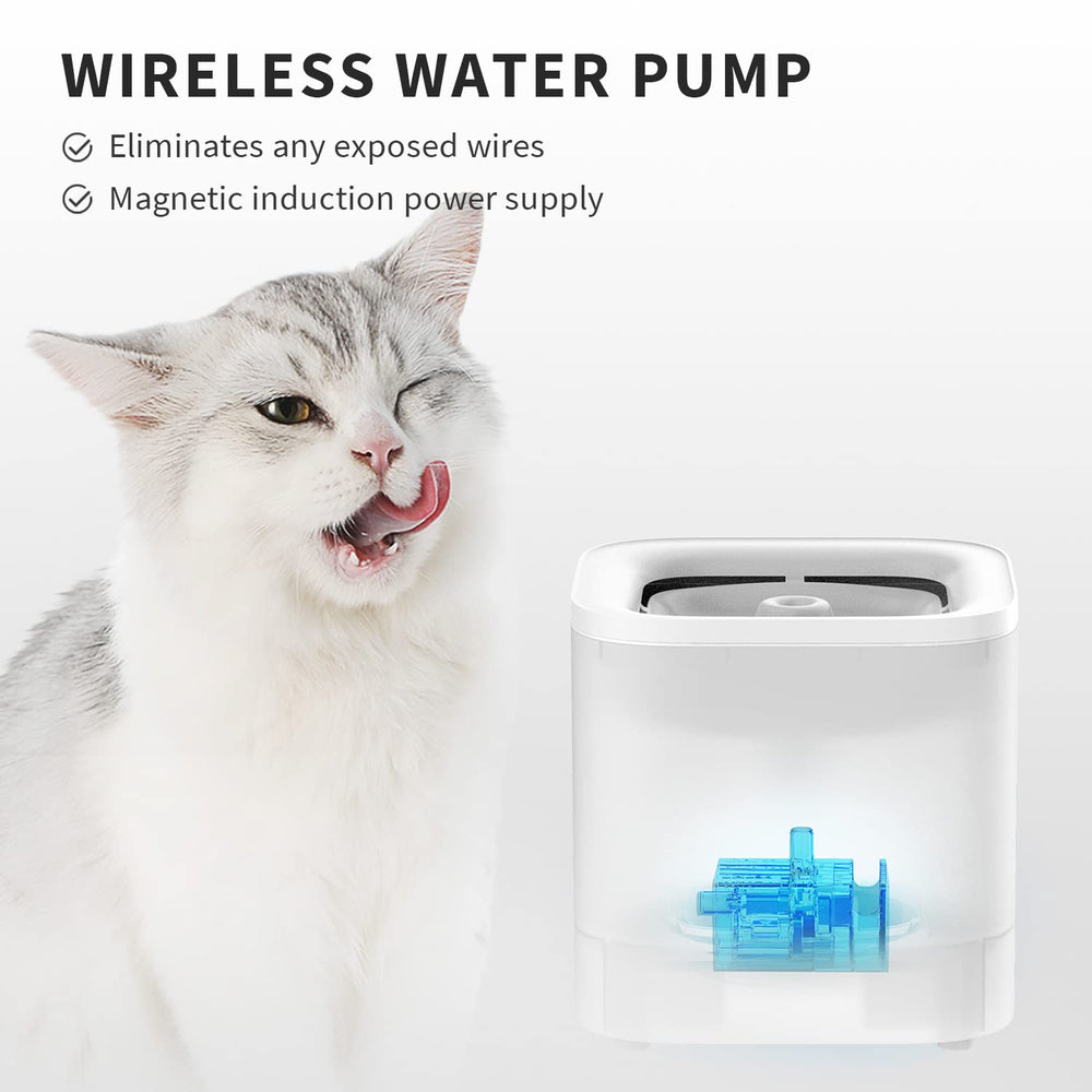 PETKIT water fountain detachable tank and base for easy filling and cleaning