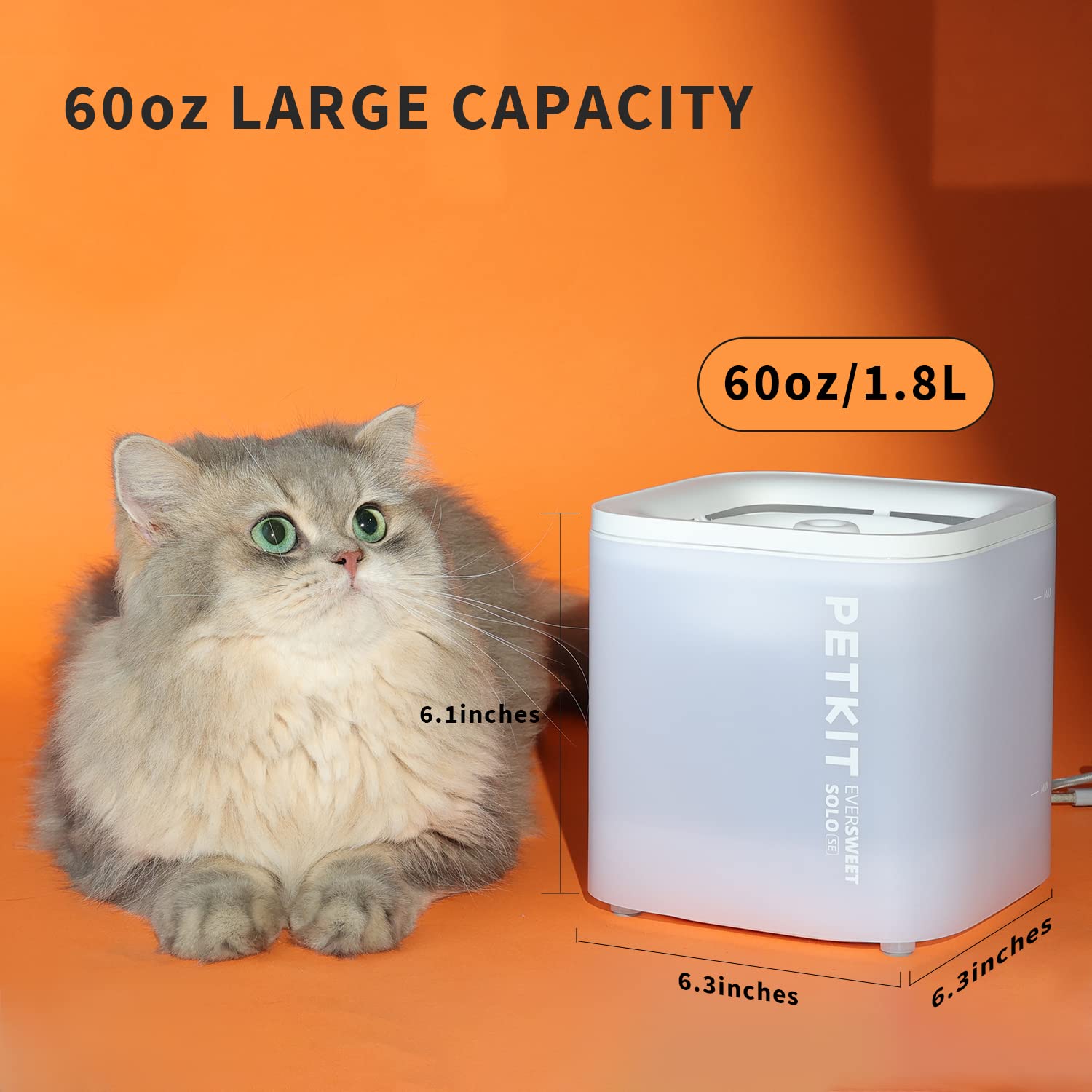 PETKIT water fountain easy-clean design aids quick maintenance