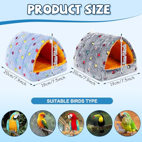 PETKNOWS 2-pack bird nest setup offers multi-bird resting space in a cage