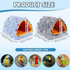 PETKNOWS 2-pack bird nest setup offers multi-bird resting space in a cage