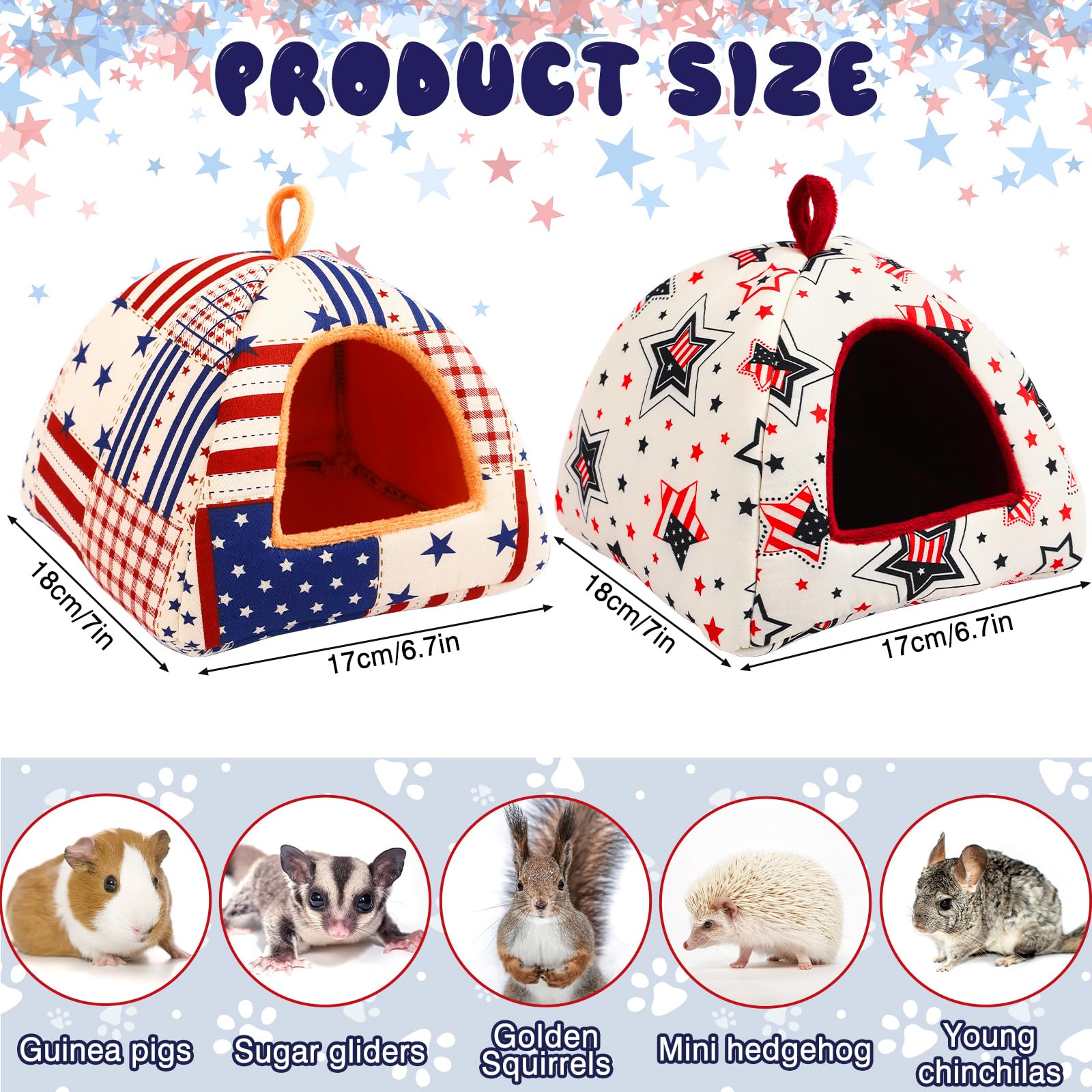 PETKNOWS guinea pig bed side view highlights compact size fits cages neatly.
