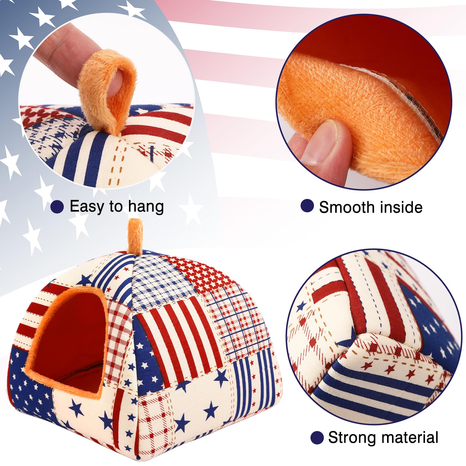 PETKNOWS guinea pig bed washable material emphasizes easy cleaning between uses and long-lasting plush.