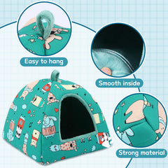 PETKNOWS Guinea Pig Bed inner cushion demonstrates durable PP cotton that holds shape
