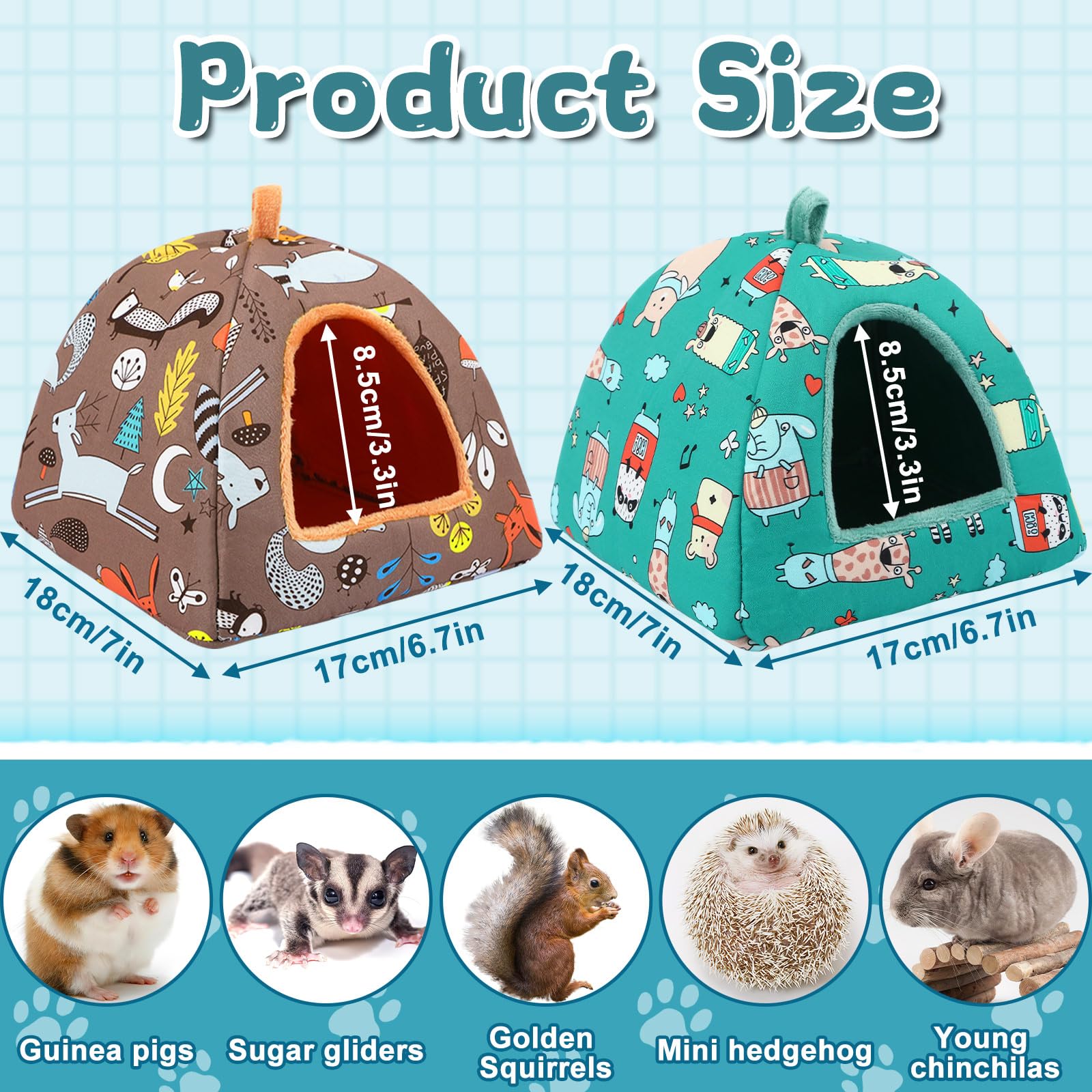 PETKNOWS Guinea Pig Bed plush fabric closeup shows soft warm touch for snug naps