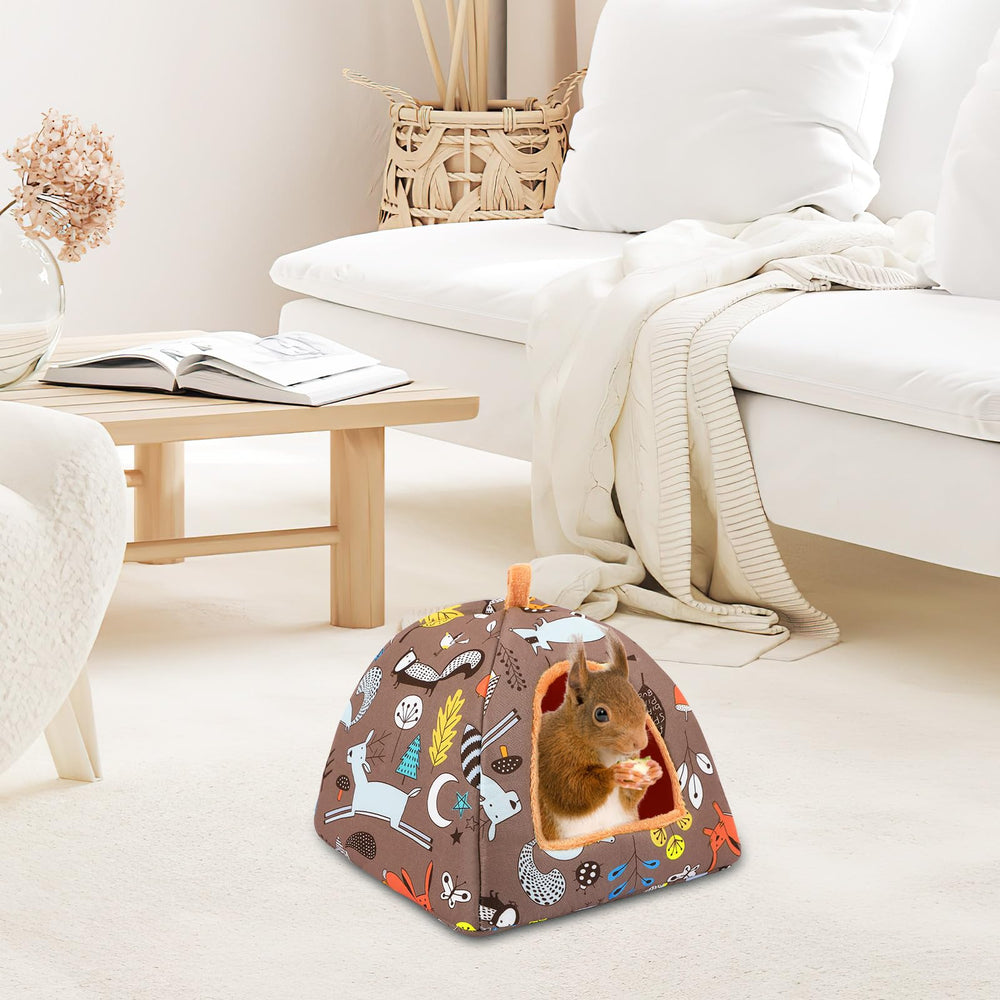 PETKNOWS Guinea Pig Bed 20cm size shows compact fit for small rodents