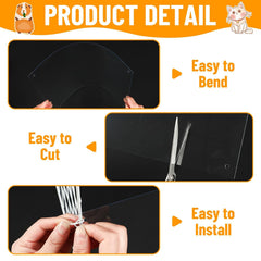 PETKNOWS guinea pig liner cut-to-fit for snug cage compatibility.