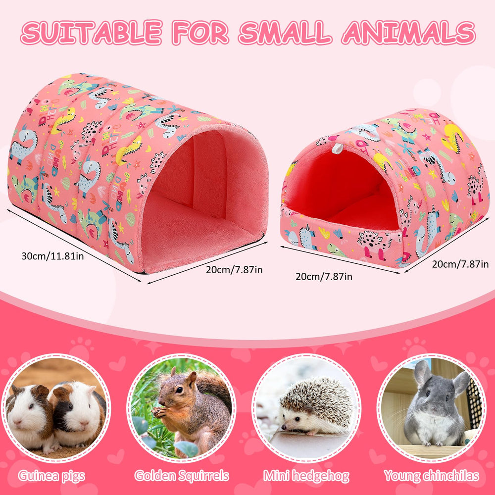 PETKNOWS guinea pig hideout fabric close-up showing soft plush warmth.