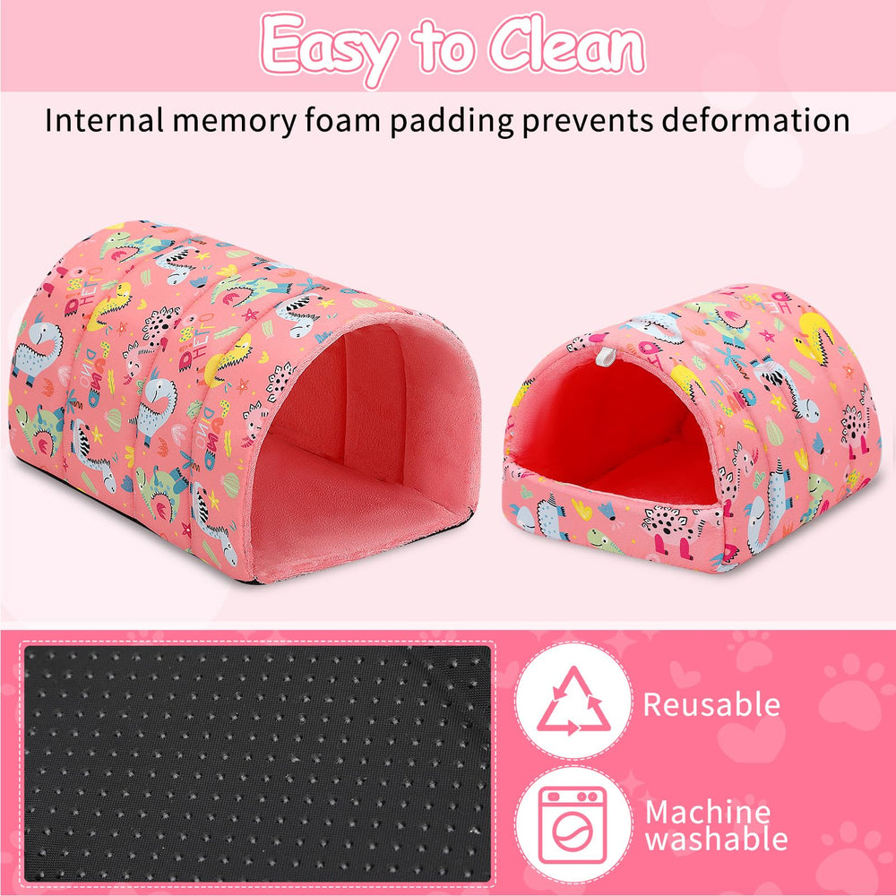 PETKNOWS hideout interior cushion supports upright resting posture.