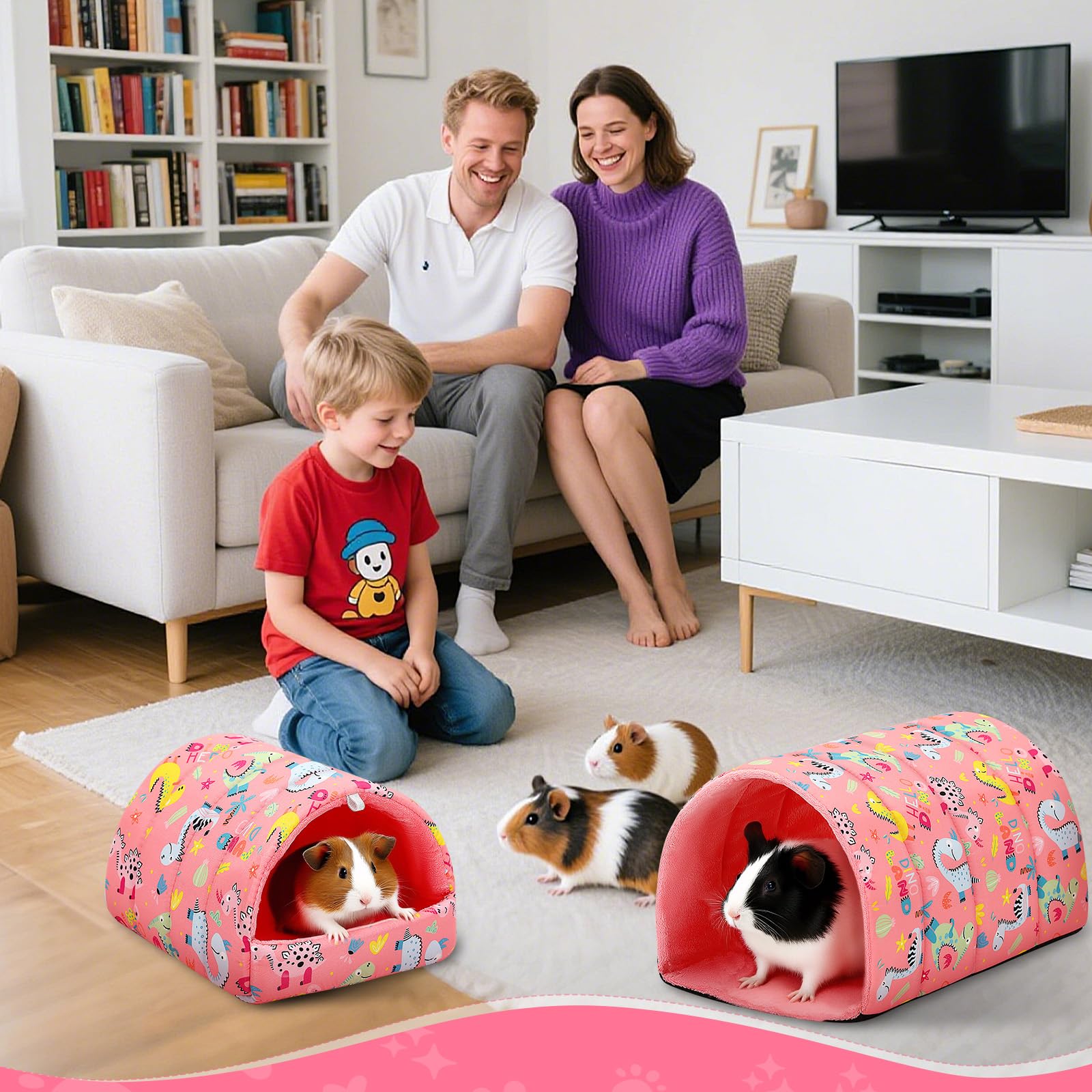 PETKNOWS two-component design promotes privacy, play, and rest.