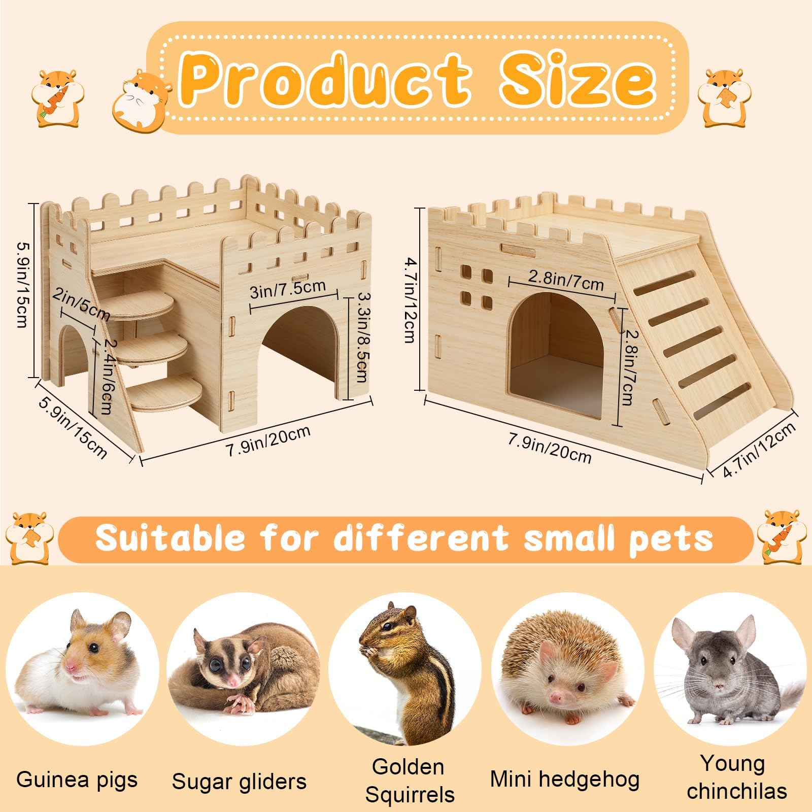 PETKNOWS hamster hideouts show multiple caves for exploration.