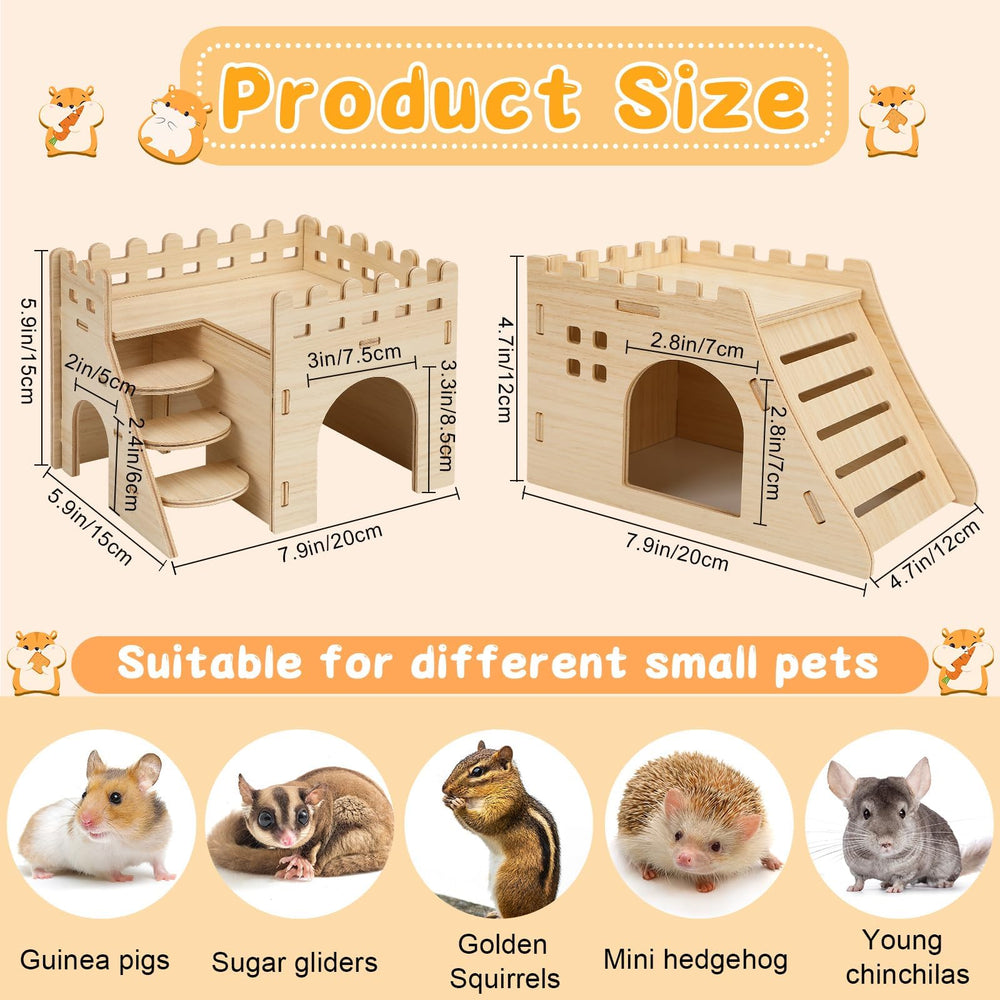 PETKNOWS hamster hideouts show multiple caves for exploration.