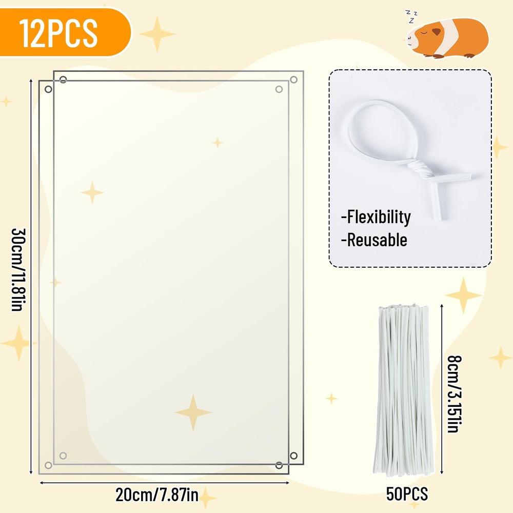 PETKNOWS small animal cage protection keeps edges clean and contained.