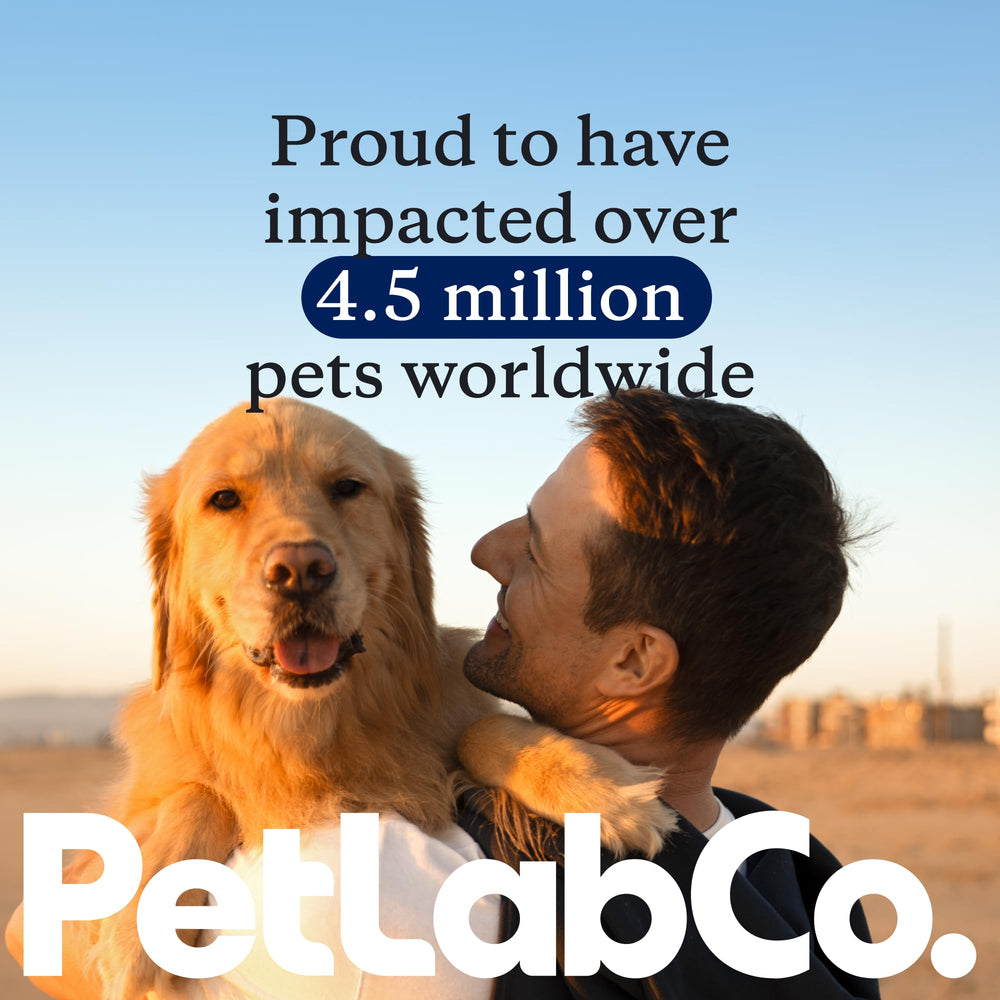 PetLab Co. Dental Finger Wipes suitable for dogs and cats during daily routines.