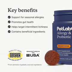 PetLab Co. usa-made-ingredients close-up emphasizes premium sourcing and quality
