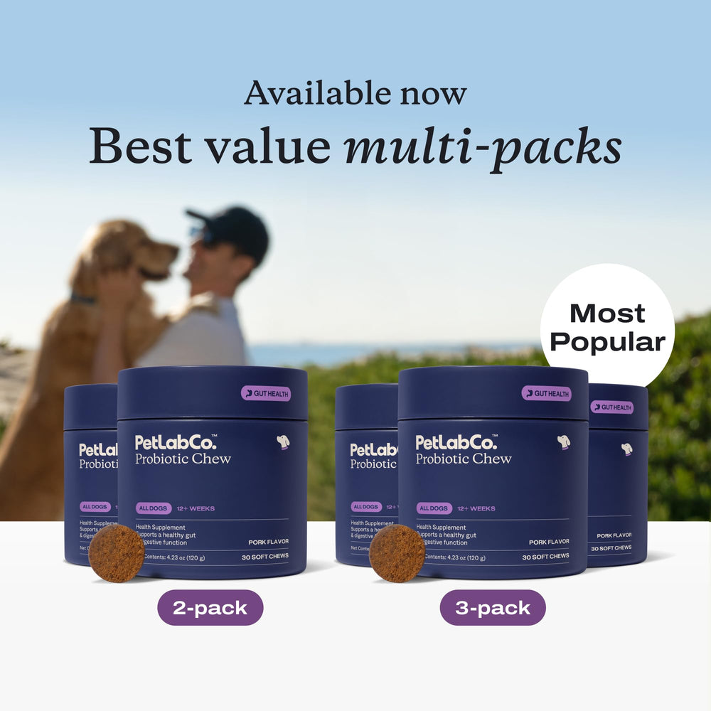 PetLab Co probiotics made in USA and NASC certified.