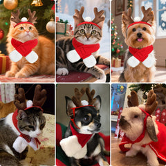 PETLESO Christmas scarf for pet warmth and easy styling during holidays