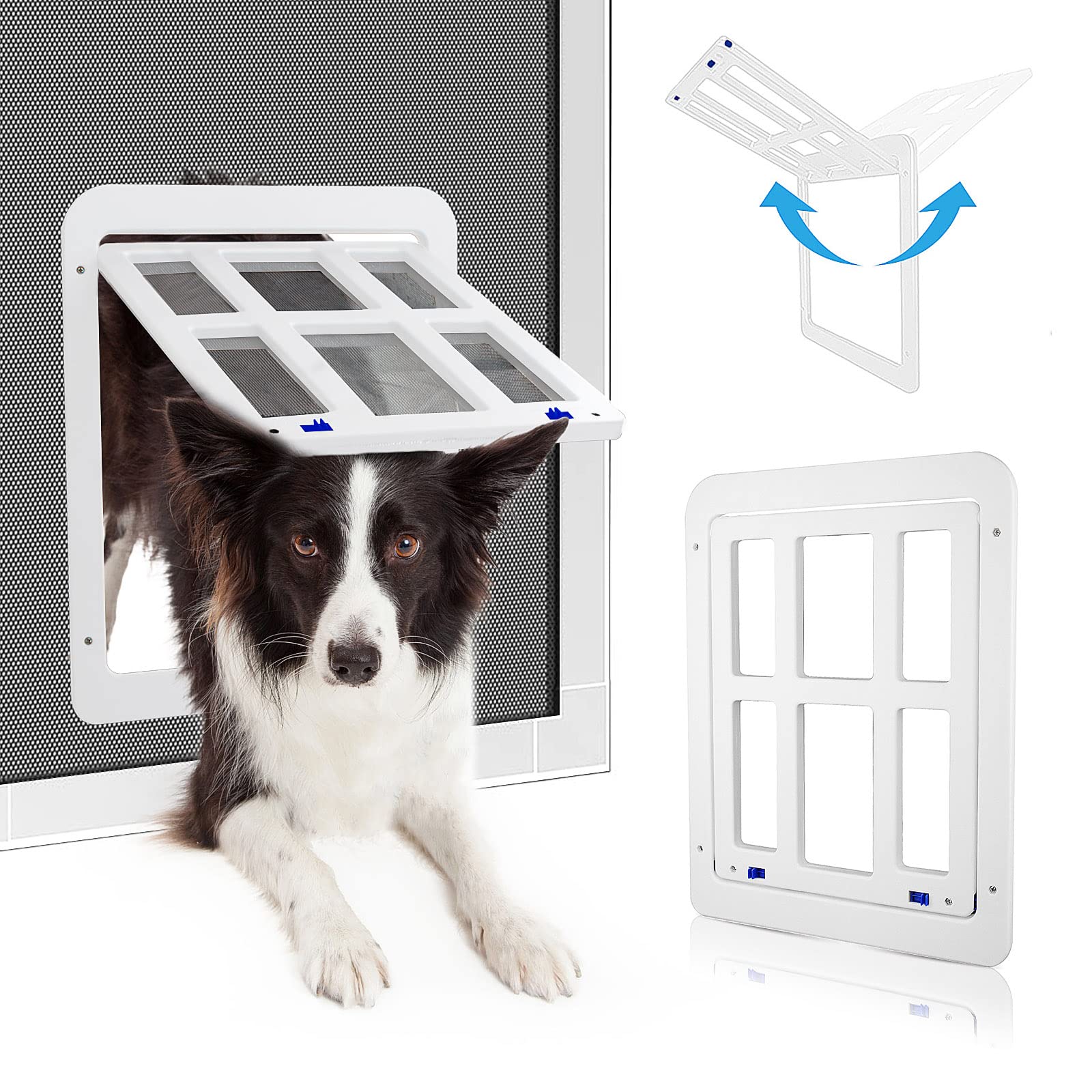 PETLESO dog door sliding-door-frame enables easy pet access for sliding doors