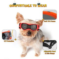 PETLESO dog goggles soft-frame with vents for comfort and anti-fog performance.