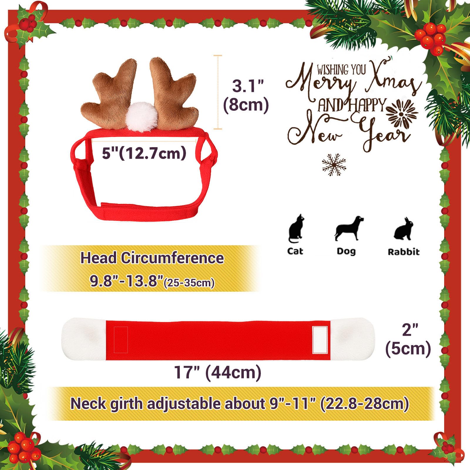 PETLESO festive-pet-costume for photoshoots and holiday cards