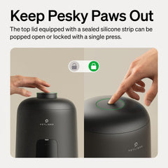 PETLIBRO Air cordless feeder shows easy portioned dispensing