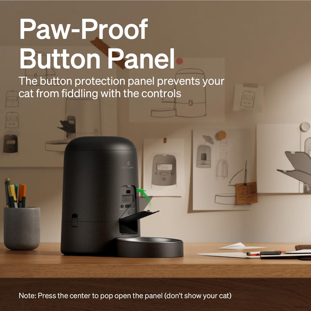 PETLIBRO automatic feeder demonstrates portion control for pets