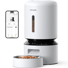 PETLIBRO automatic feeder with wifi control enables remote meal scheduling for busy households.