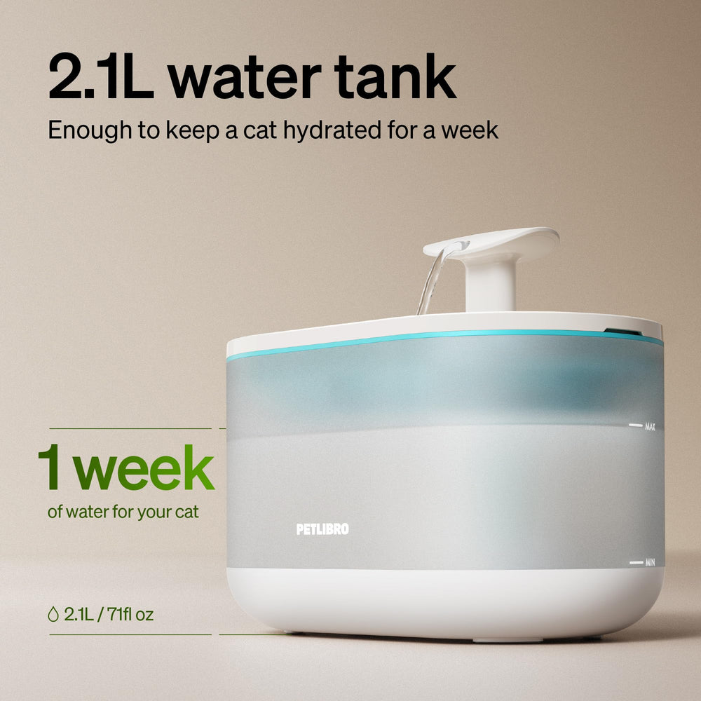 PETLIBRO cat fountain two-flow-modes offer customizable hydration options.