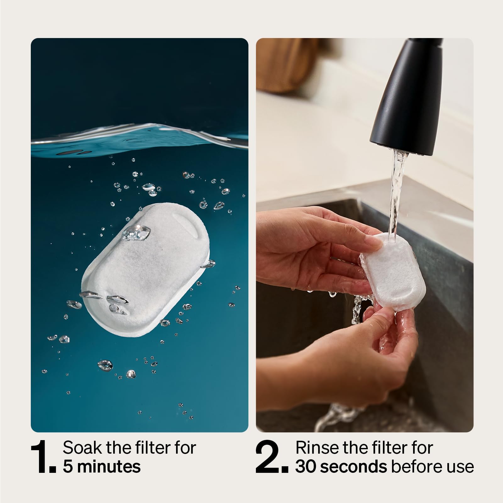 PETLIBRO easy replacement steps illustrate quick filter swaps.