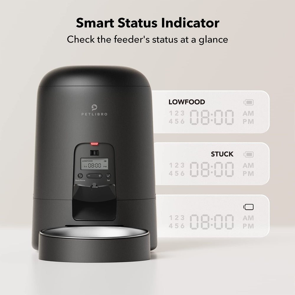 PETLIBRO in-use automatic feeder in action for busy households.