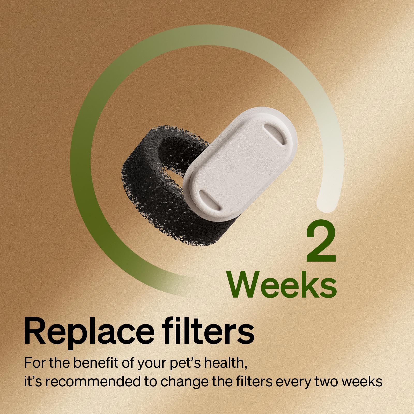 PETLIBRO Replacement Pump in fountain-assembly enables quick, easy upgrade for hydration.