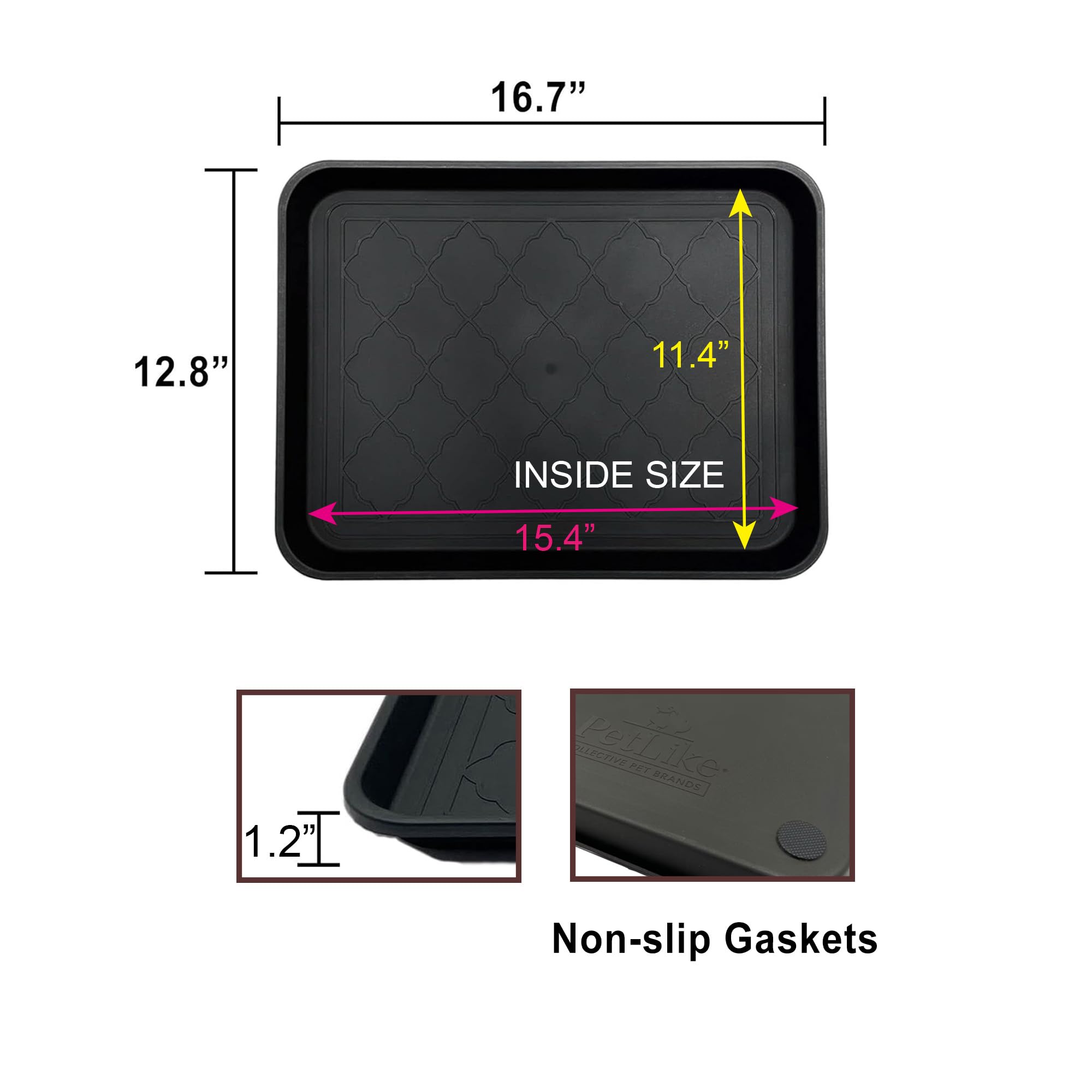 PetLike boot tray muddy shoe storage prevents floor splashes.