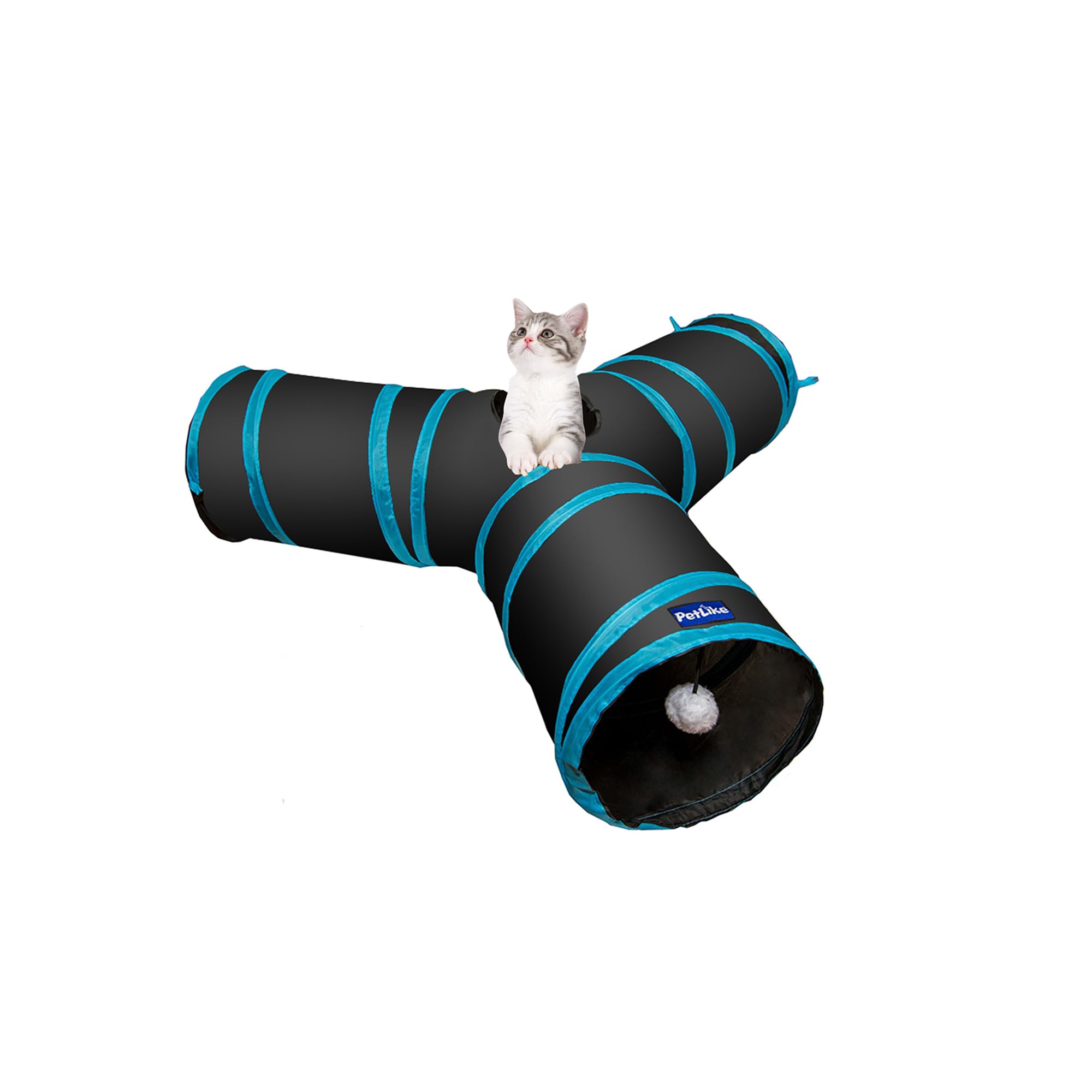 PetLike Cat Tunnel peek hole for interactive peeks and playful moments.