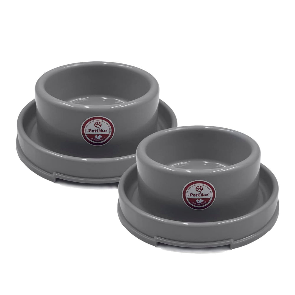 PetLike moat-design dog bowl shows a wide, deep moat to deter access.