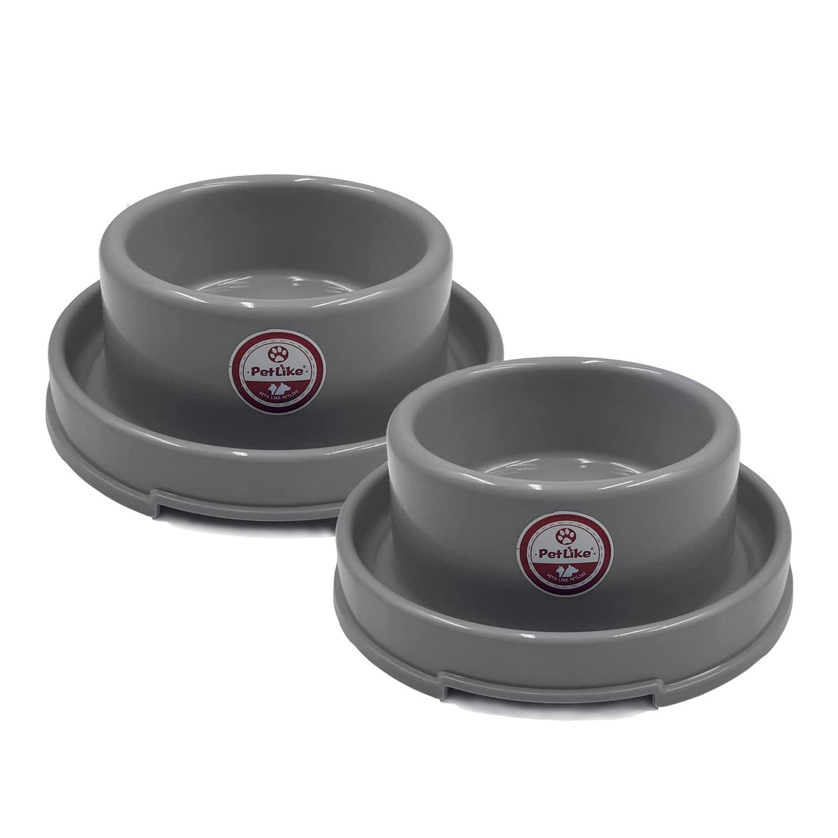 PetLike moat-design dog bowl shows a wide, deep moat to deter access.