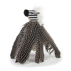 Petlinks HappyNip Zippy Zebra plush and faux fur textures satisfy hunting instincts.