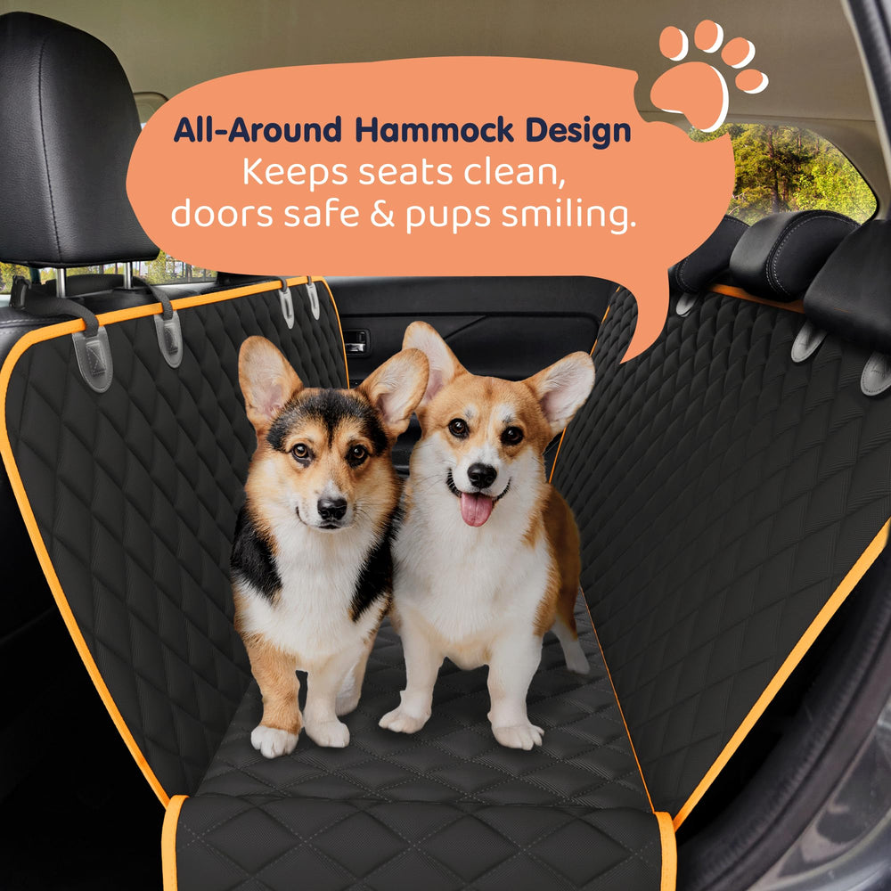 Petloox dog seat cover waterproof material closeup shows durable protection for adventures