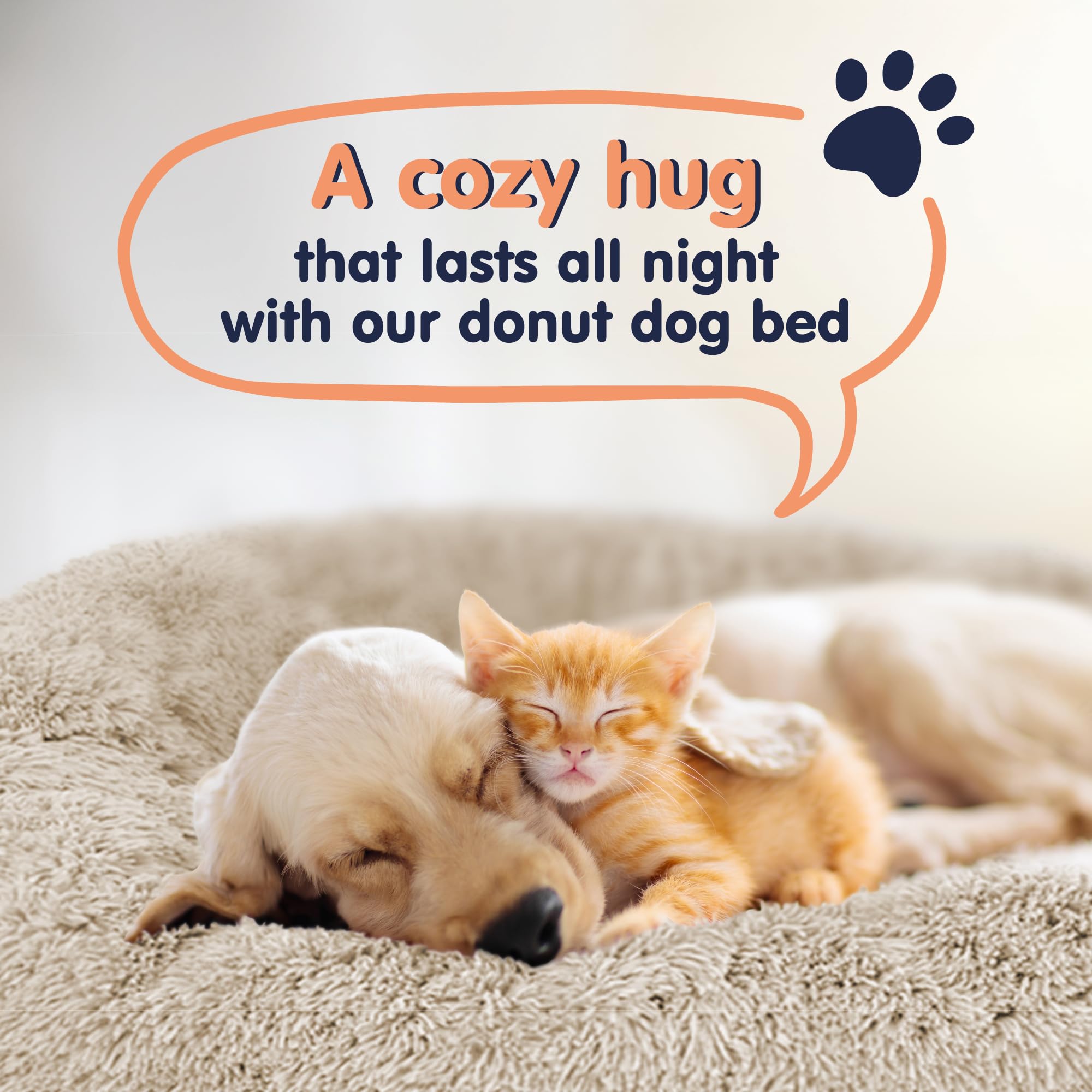 Petloox Donut Bed includes a 3-year warranty for peace of mind.