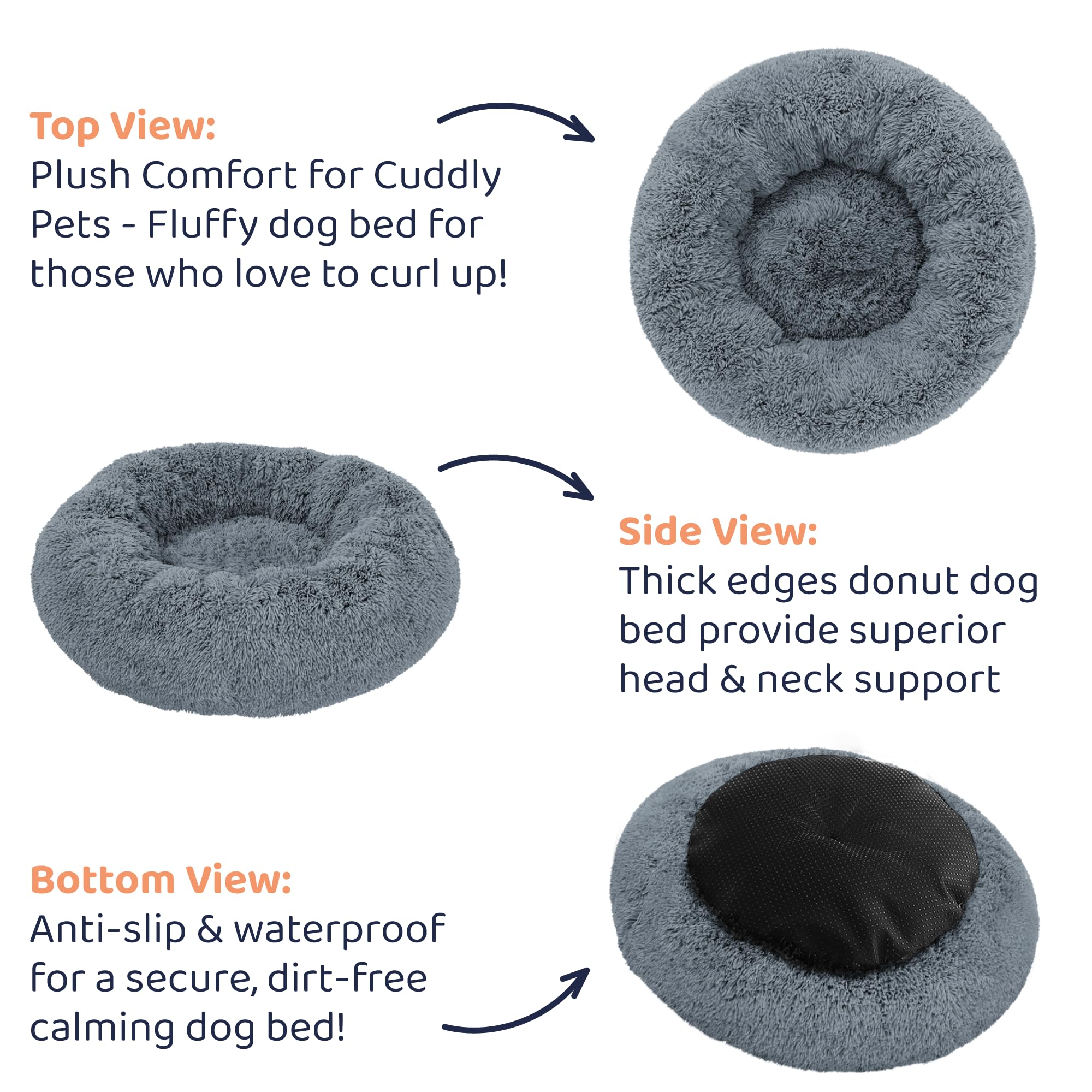 Petloox Donut Bed durable construction for lasting use