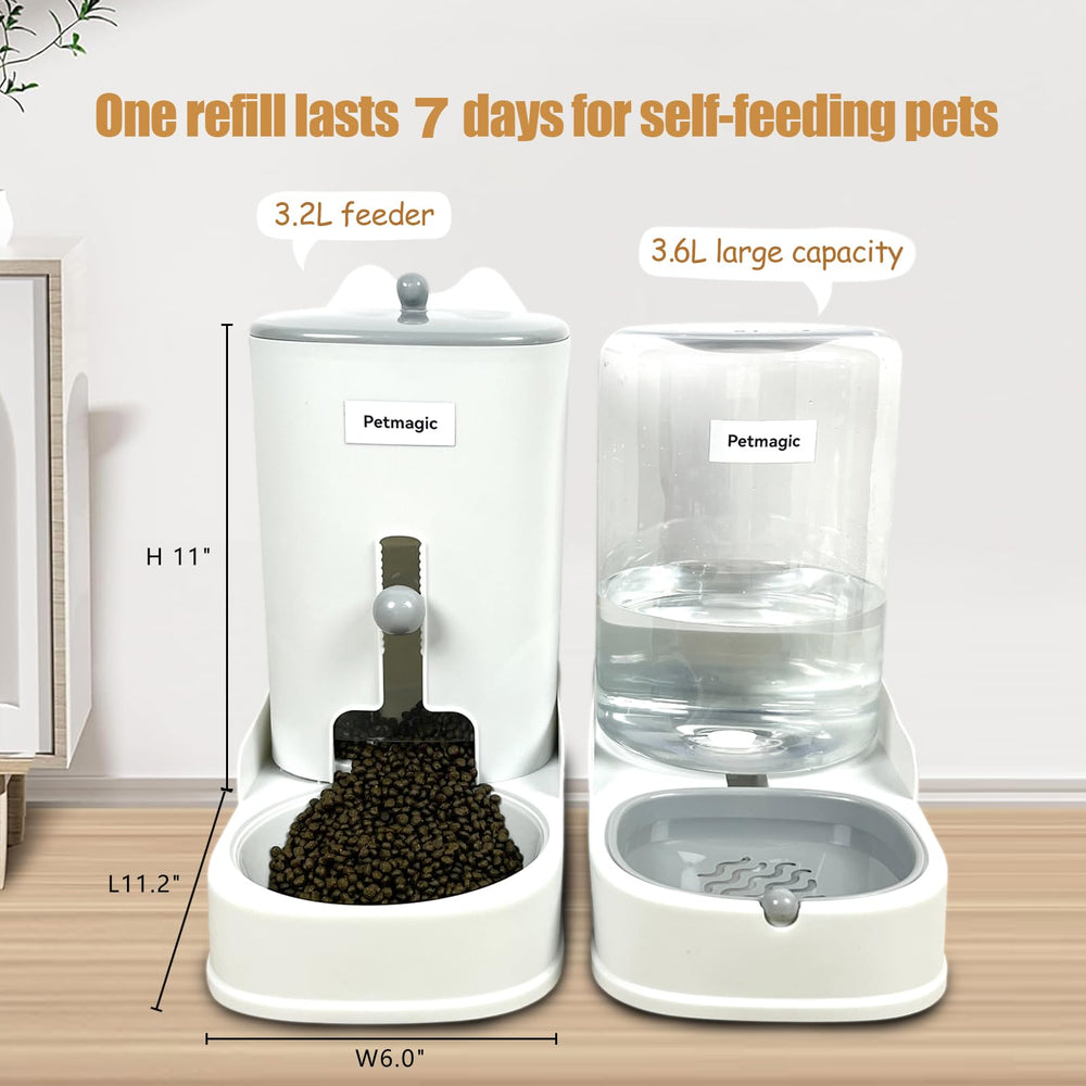 Petmagic Gravity cat feeder BPA-free PP material for pet safety