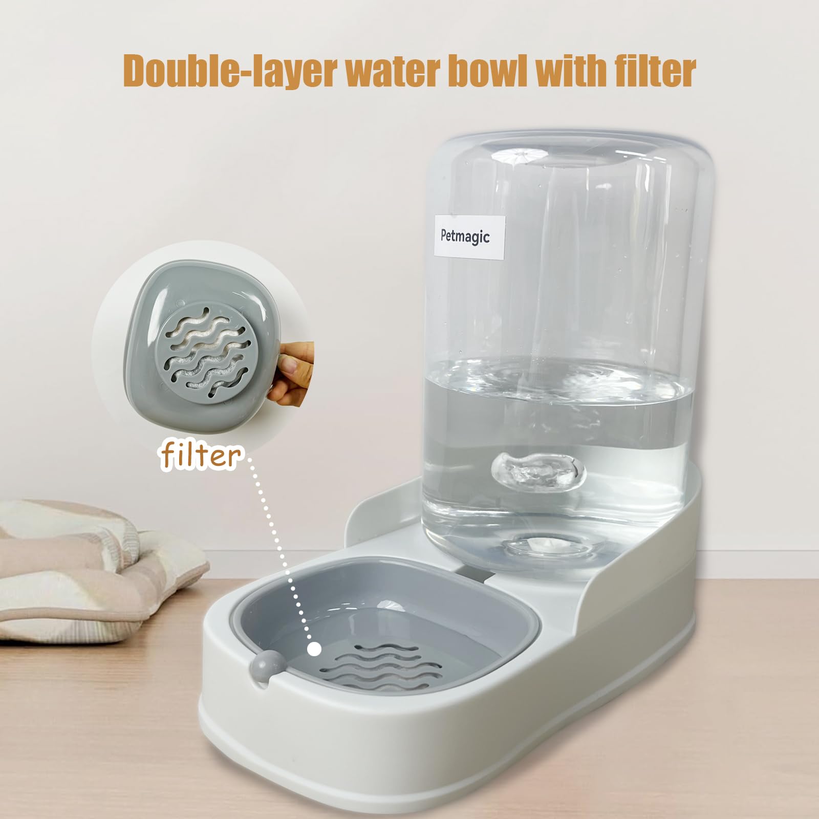 Petmagic Gravity cat feeder easy-clean design for quick maintenance