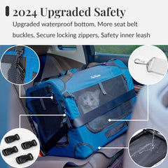 PetMasion XL cat carrier inside cushion highlights comfortable resting space on long journeys