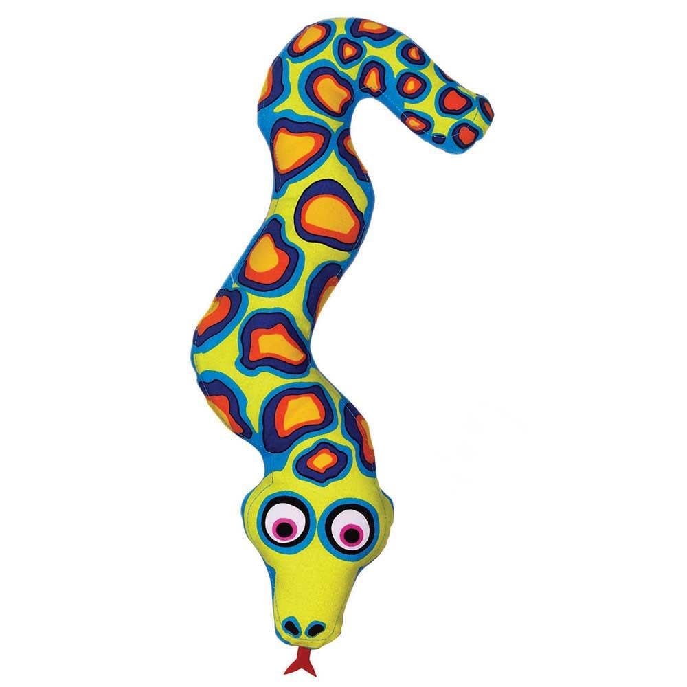 Petmate Fat Cat snake toy front view promotes active play and tug sessions.