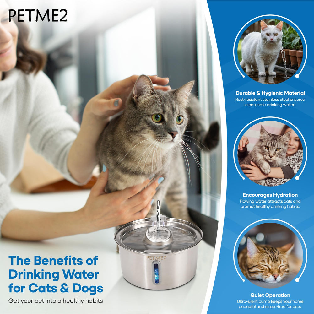 PETME2 modern luxury stainless steel aesthetic complements contemporary homes.