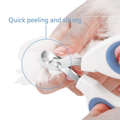 PETMGCOO stainless steel nail clippers offer durability for thick nails.