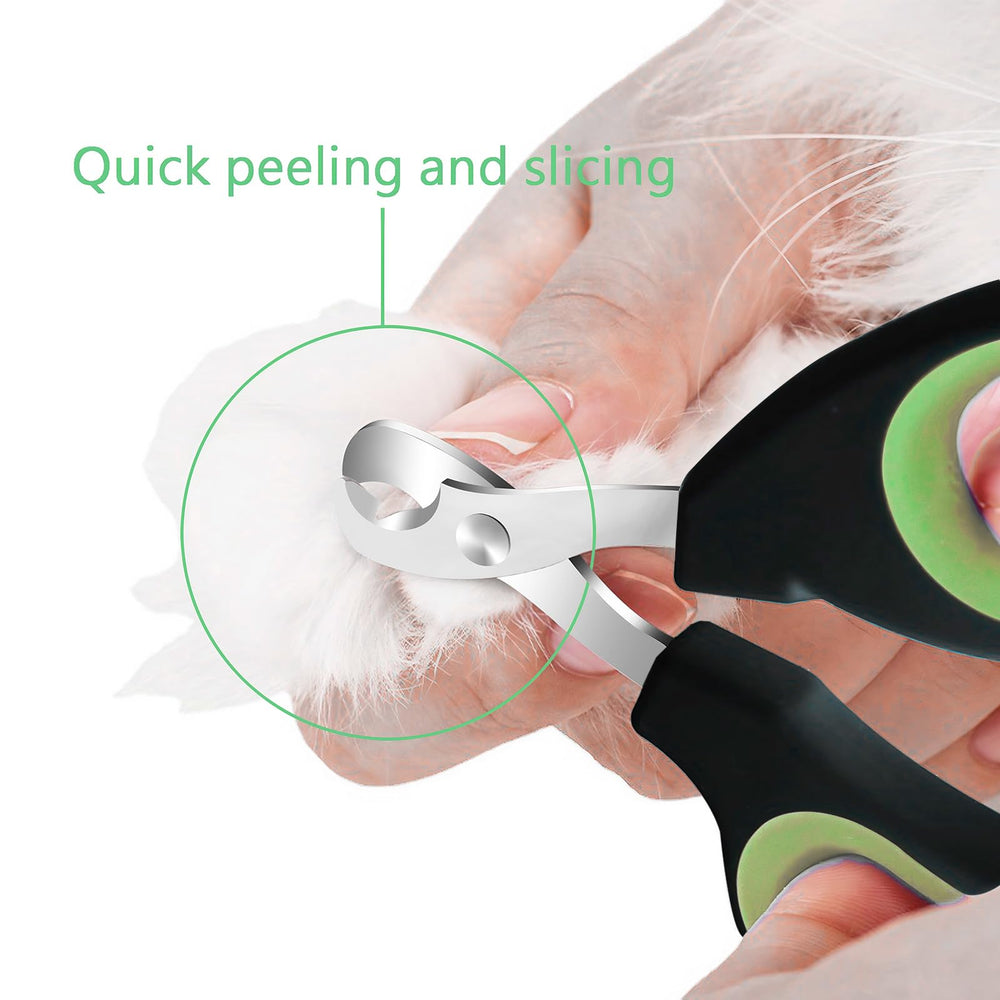 PETMGCOO safety-guard-feature prevents nicks during nail trimming