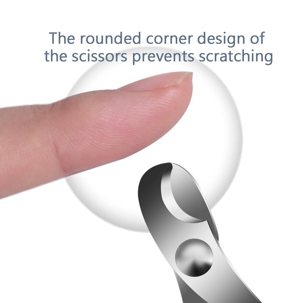 PETMGCOO stainless steel blade highlights durability for thick nails and long-lasting use