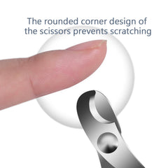 PETMGCOO stainless steel blade highlights durability for thick nails and long-lasting use