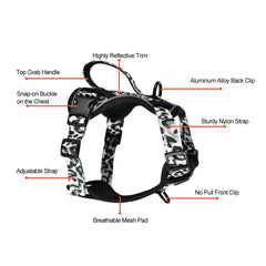 Petmolico dog leash grey leopard 5ft for secure control