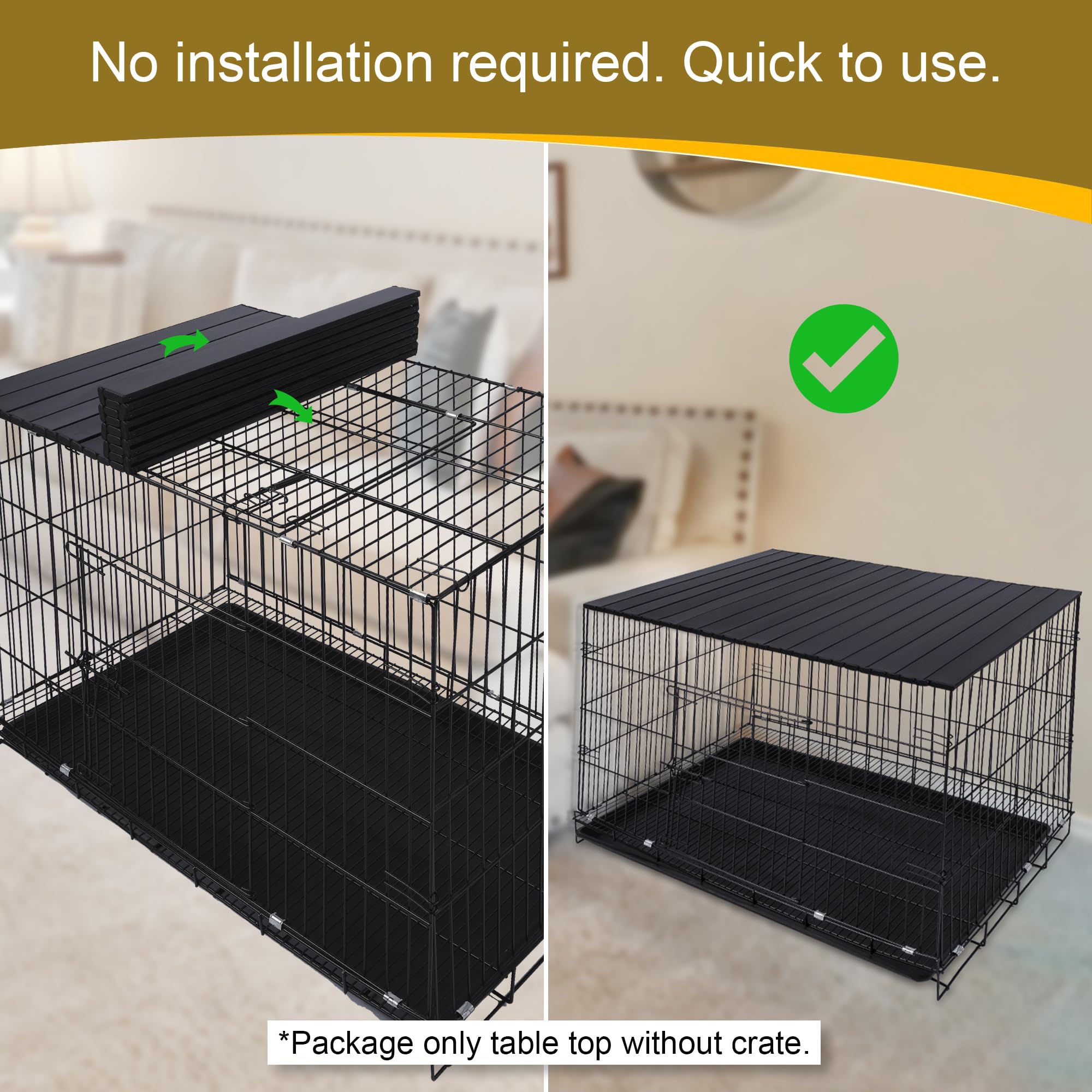 Petmystify Crate Topper magnets keep items stable and prevent slipping.